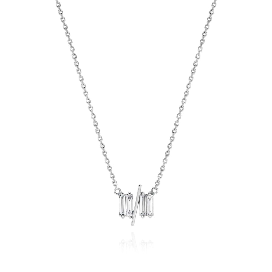 11/11 Necklace | White Gold