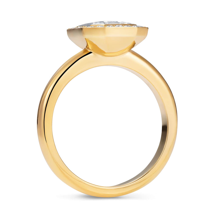 Desire Pod Ring | Yellow Gold